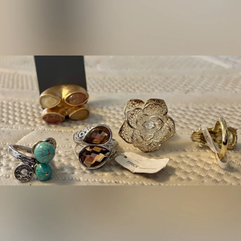 5 Ring Lot- new!  Great deal!